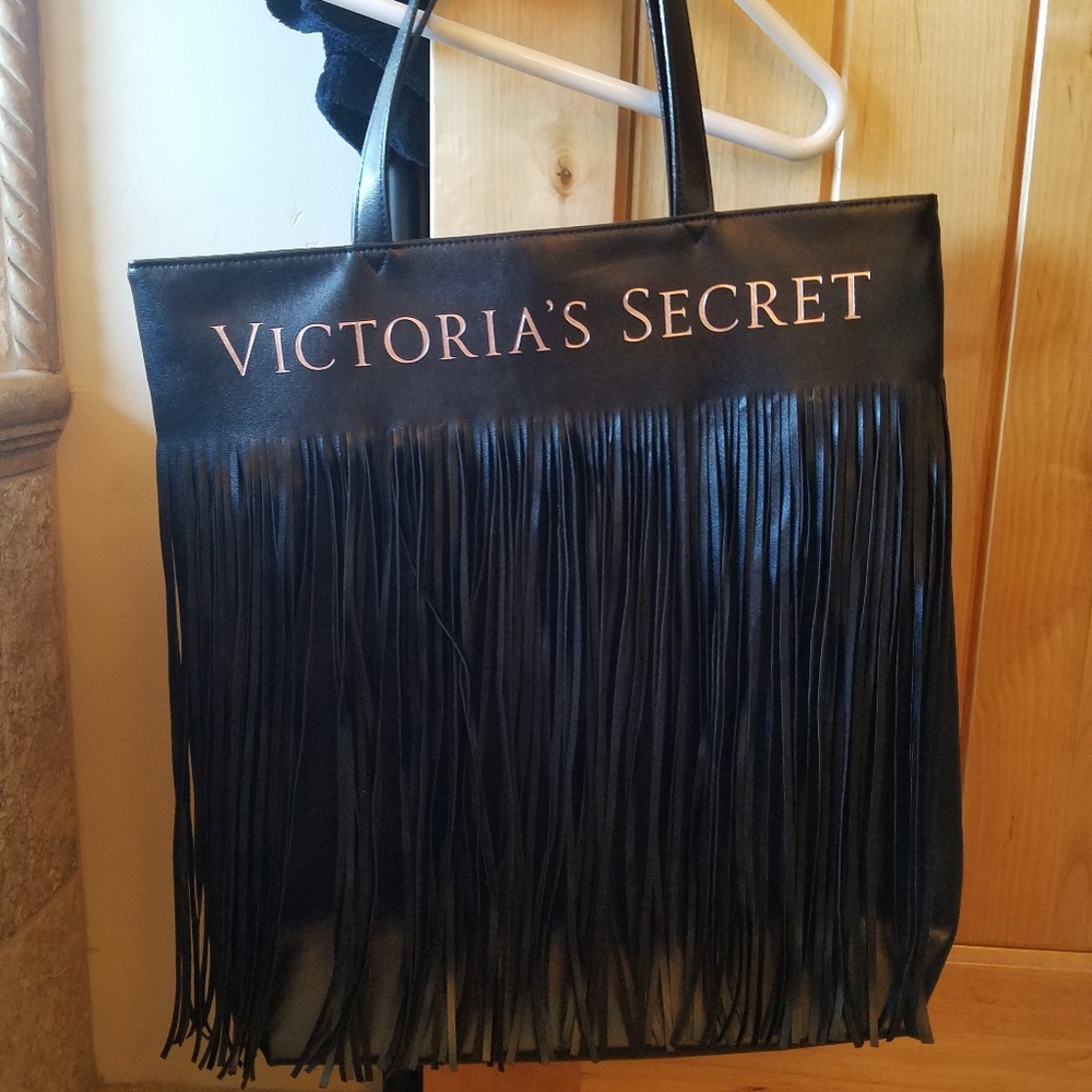 Brand new Victoria's Secret tote with fringe